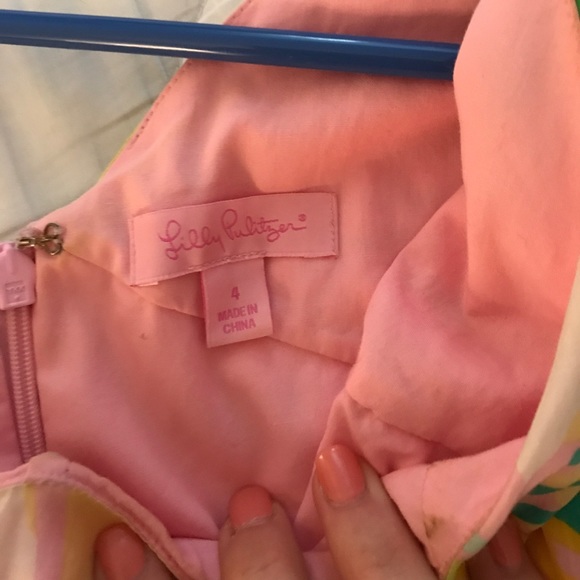 Lilly Pulitzer one shoulder dress size 4 - Picture 5 of 6