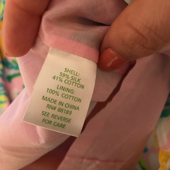 Lilly Pulitzer one shoulder dress size 4 - Picture 6 of 6