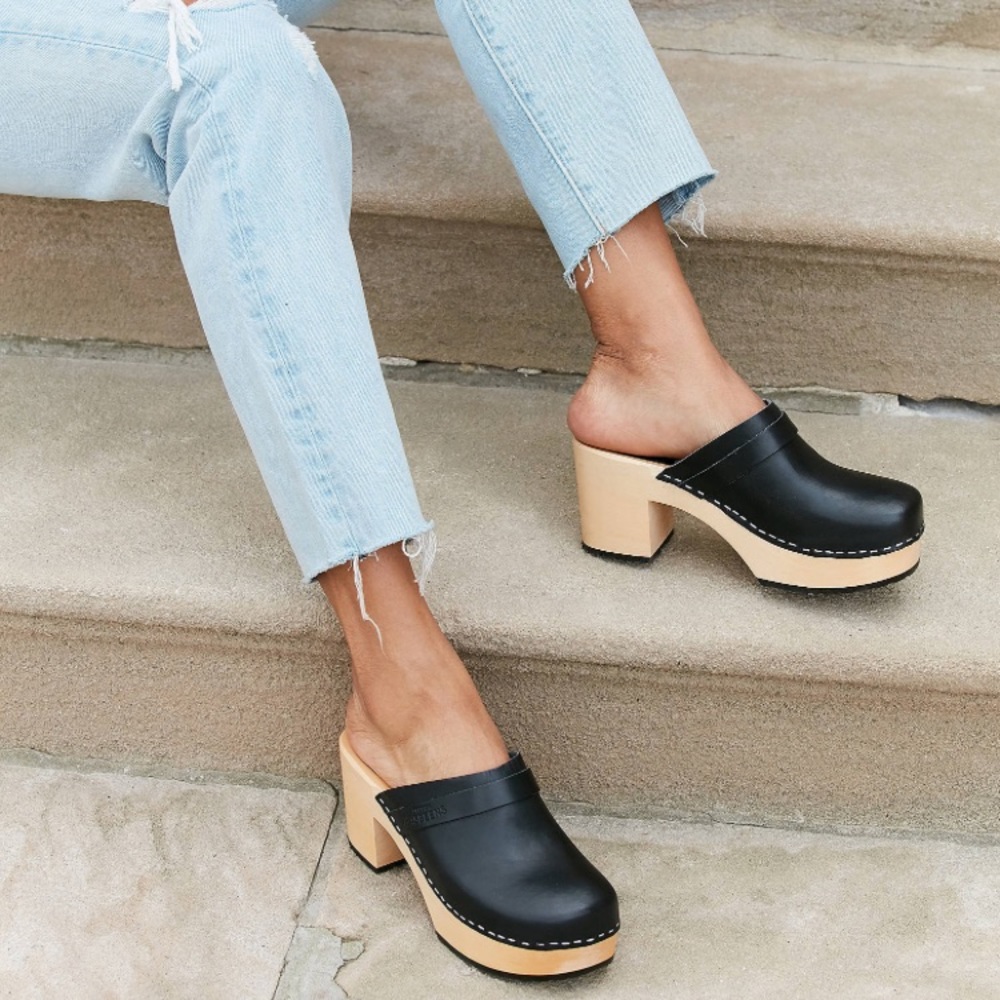 Swedish Hasbeens Louise Clogs