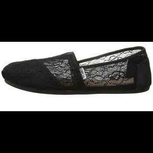 TOMS Women's Lace Classics Slip Ons Flats Sz 8