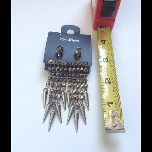 Studded Smoke Earrings - Picture 2 of 2