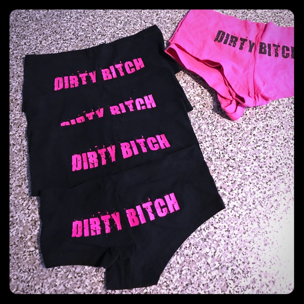 Dirty B!?($ Boy Shorts Med.