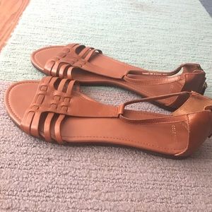 Comfortable Cole Haan Cognac Sandals