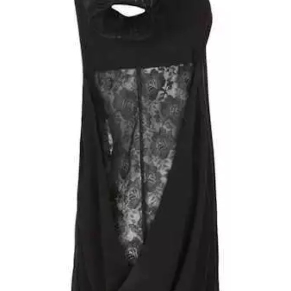 CLEARANCE🔥All Saints 100% Silk “Julia” Lace Cutout Dress - Picture 4 of 7
