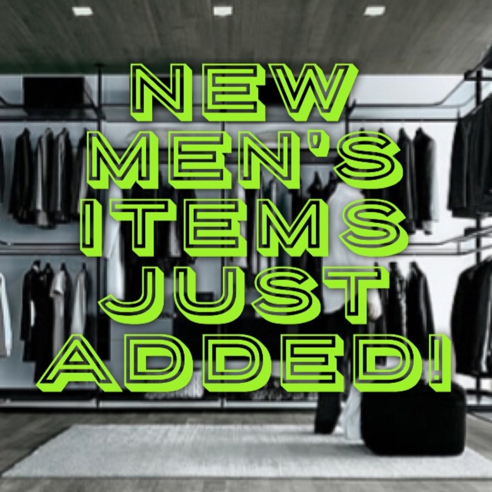 New Men's Items added!