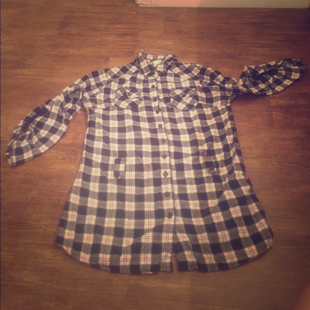 Ambiance Apparel Plaid Shirt