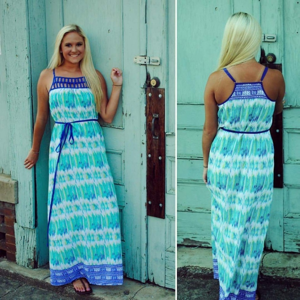 🆕️Long Blue/White Summer Dress
