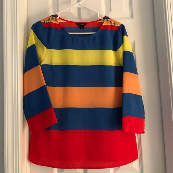 J. Crew top size xs worn once - Picture 1 of 6