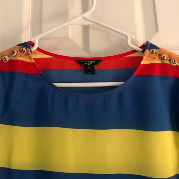 J. Crew top size xs worn once - Picture 2 of 6