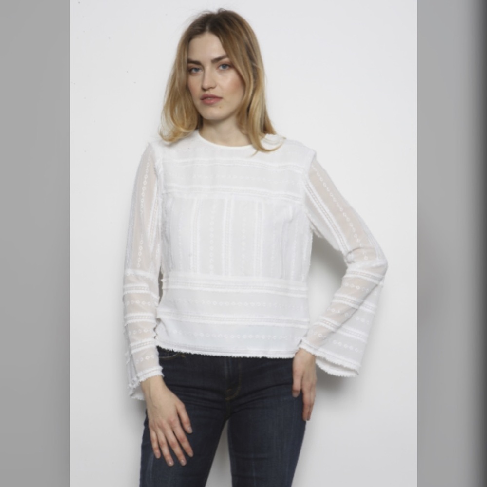 DREW Ivory Fritz Blouse NEW