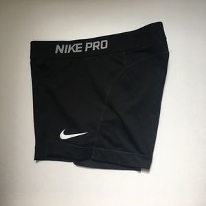 Black NIke Pro shorts