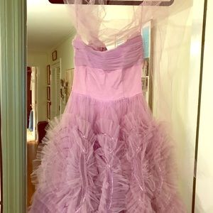 1950s vintage purple dress