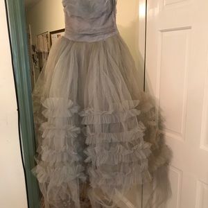 Vintage 1950s gray dress