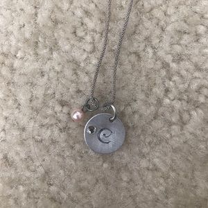 Letter C necklace
