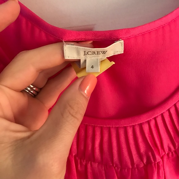 J. Crew size 4 silk top - Picture 3 of 5