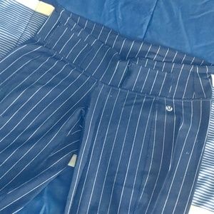 Rare Lululemon Pinstripe Tall Groove Pants Rare Lululemon Pinstripe Tall Groove Pants