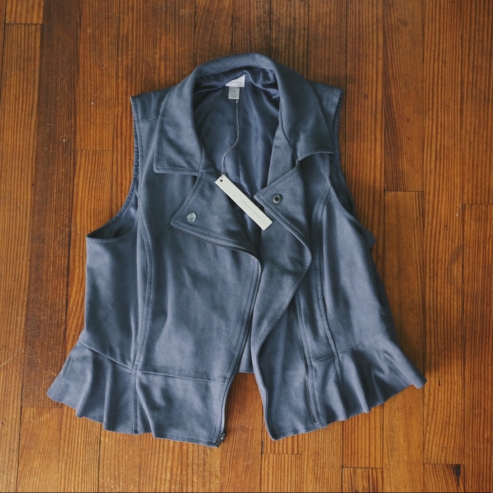 LC Lauren Conrad Suede Vest