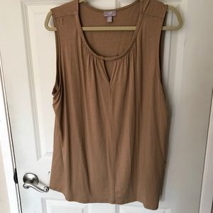J JILL Gorgeous keyhole sleeveless top!! 👜👜
