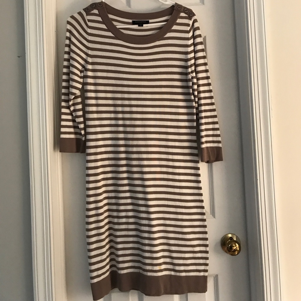Banana Republic  cotton sweater dress size small
