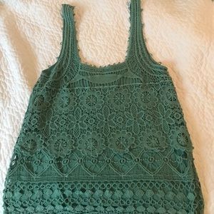 Blue Lace Top from Urban Outfitters