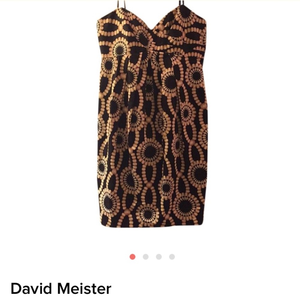 NEW David Meister designer dress Y2K