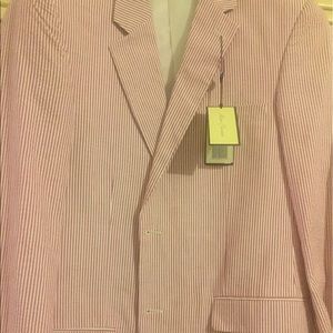 Men's seersucker sport coat