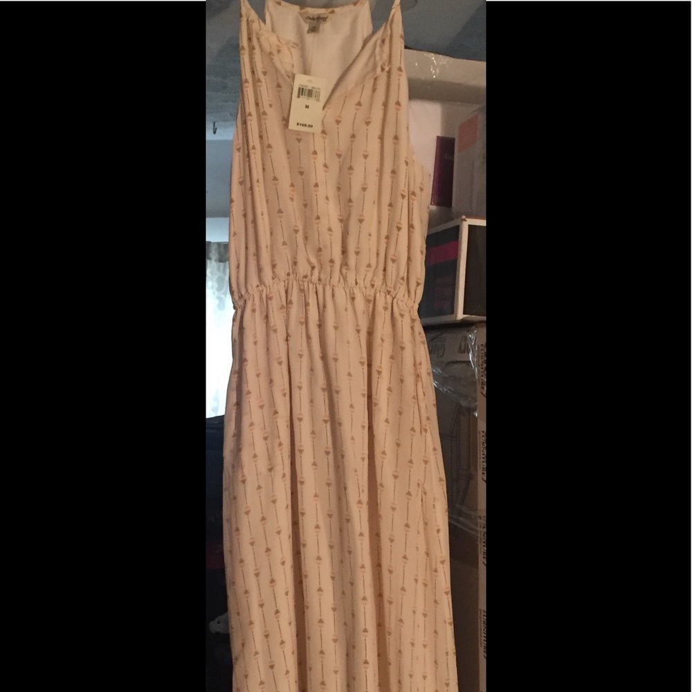 Lucky Brand silk maxi dress