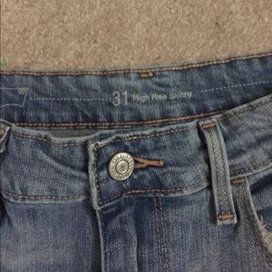 Levi's high rise skinny jeans