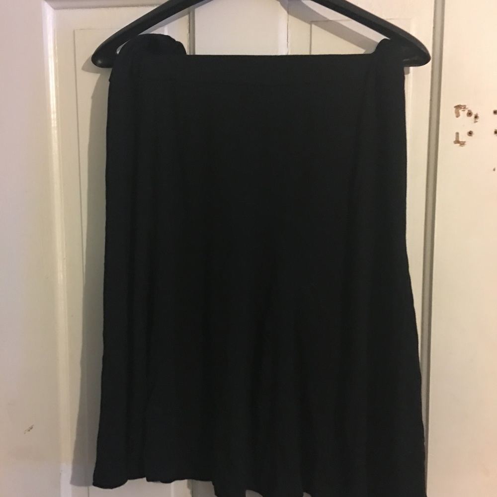 Black maxi skirt