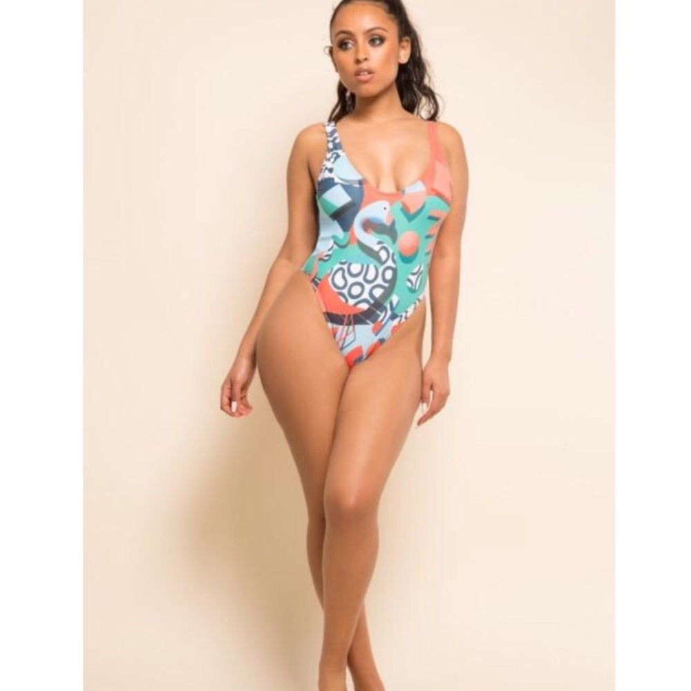 Retro Flamingo One piece