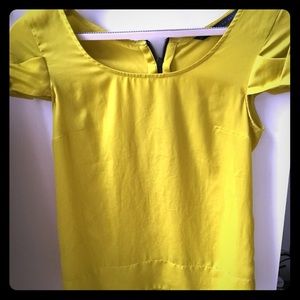 Silky Zara top with zip at the back XS
