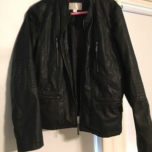 Faux leather jacket