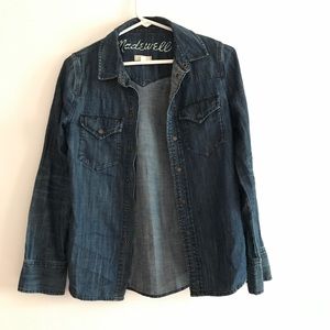 Madewell XS Denim Button Down