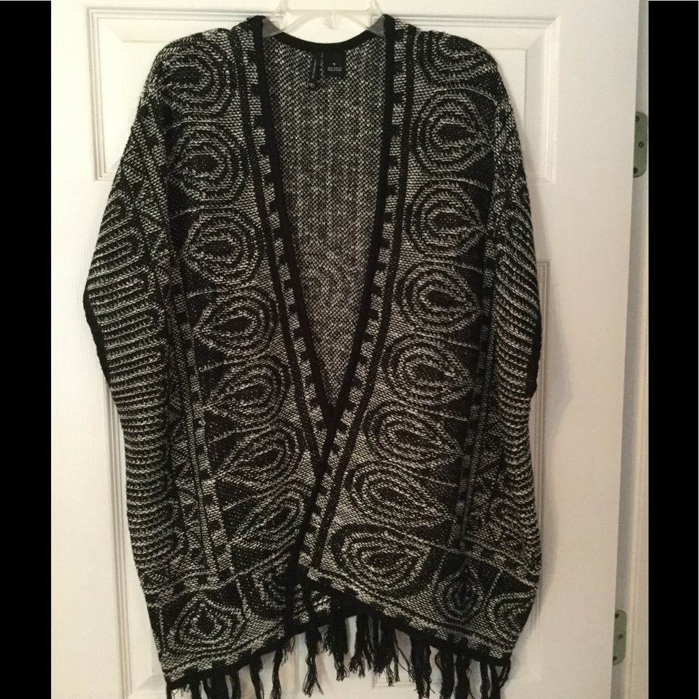 Sweater poncho