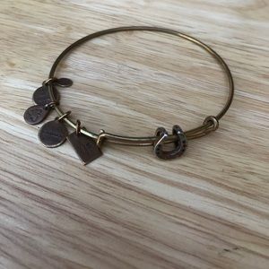 Gold Alex & Ani Kentucky derby horseshoe