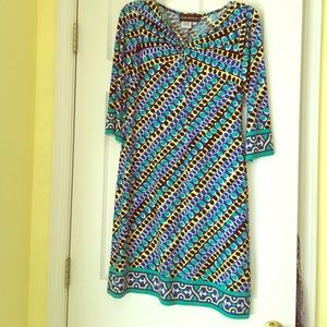 Donna Morgan print dress size 4