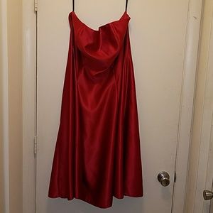 Red holiday dress