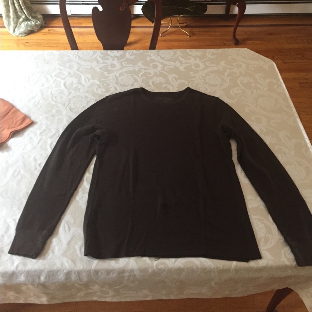 Be Ethie Brown Thermal Shirt like New