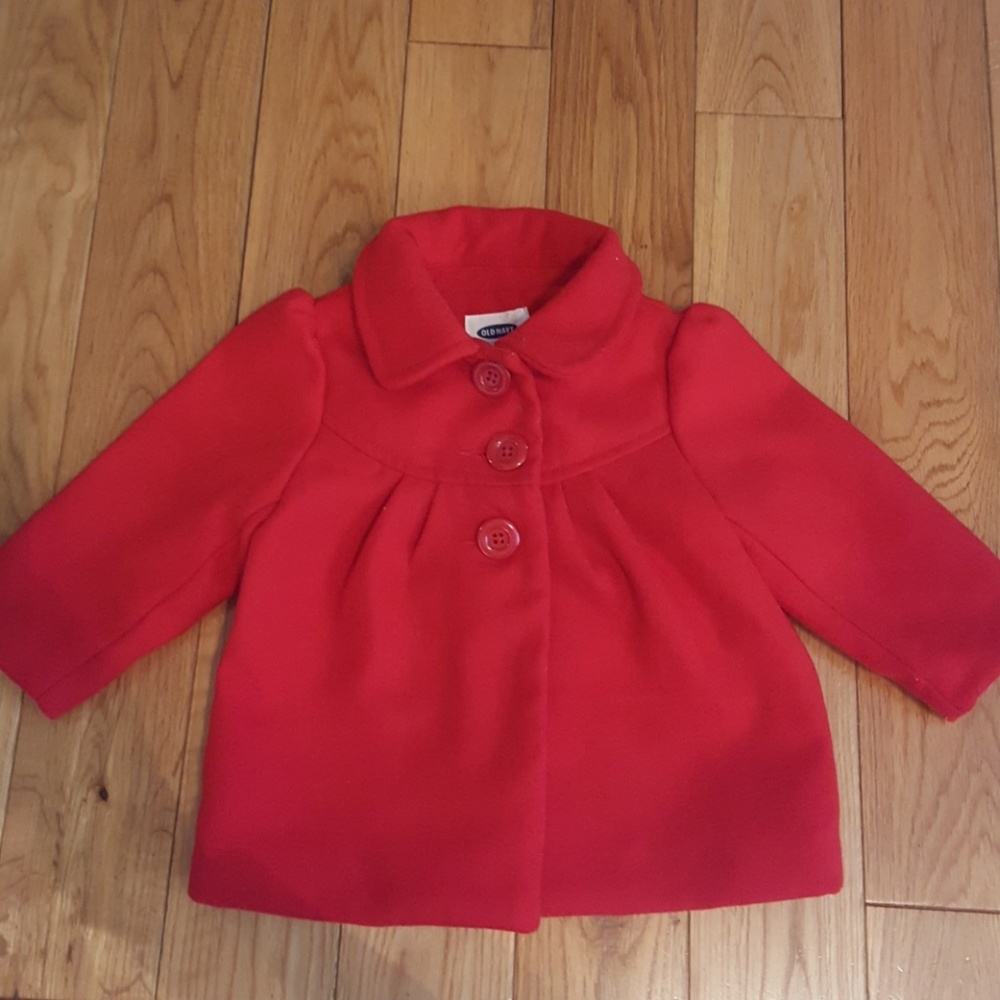 Red Pea Coat
