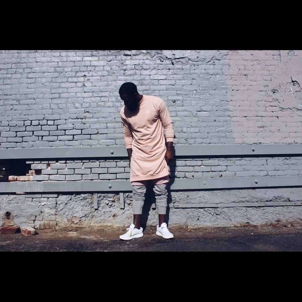 Pink Adidas tunic.