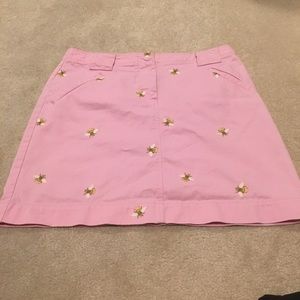J Crew Embroidered mini skirt!