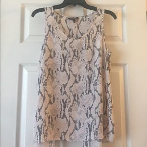 Very sexy pretty snake-print top