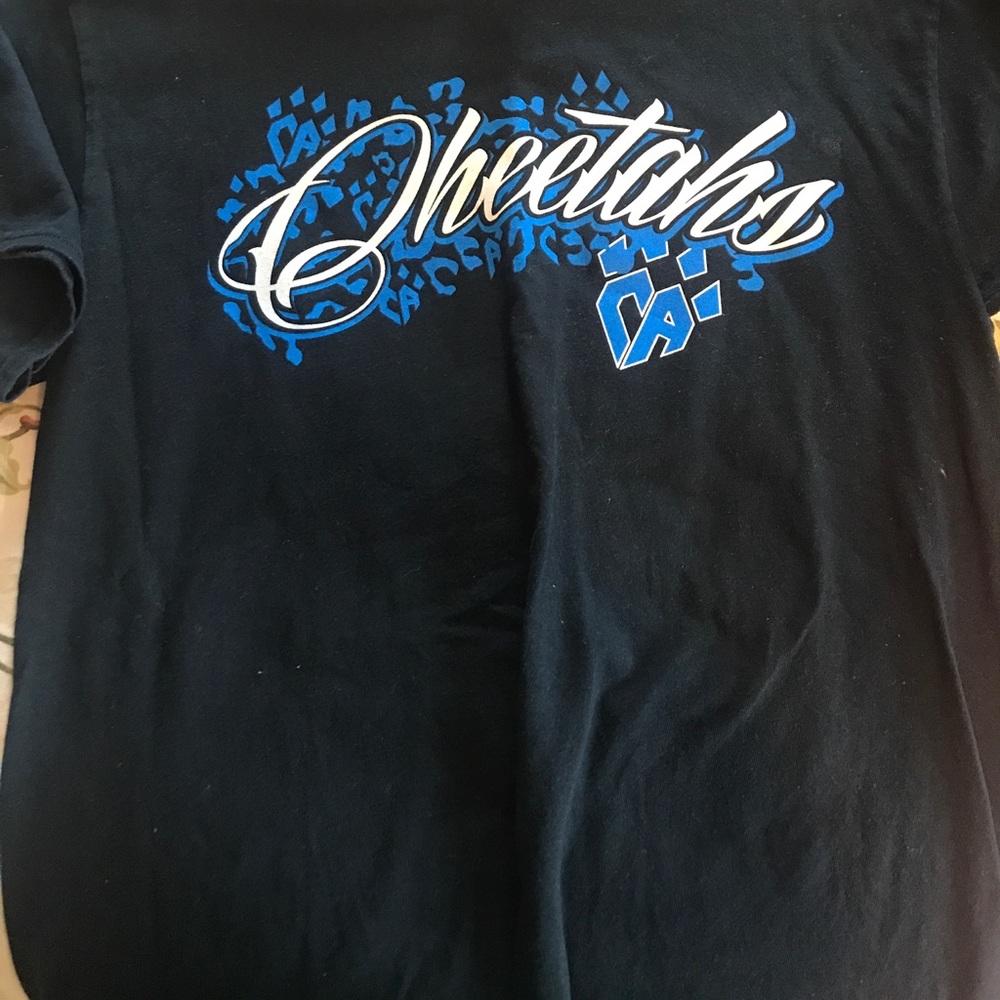 Cheer Athletics Cheetahs 2014 team shirt