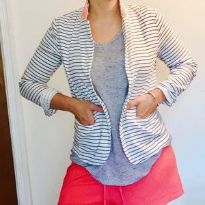 Gap Striped Lightweight Blazer