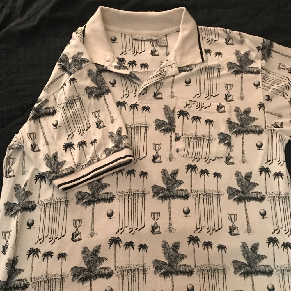Vintage Men's Large golf polo.