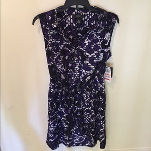 ‘Alfani petite’ NWT button up animal print dress