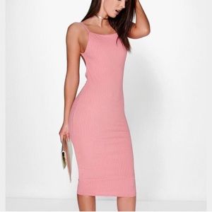 Backless midi dress. NWT