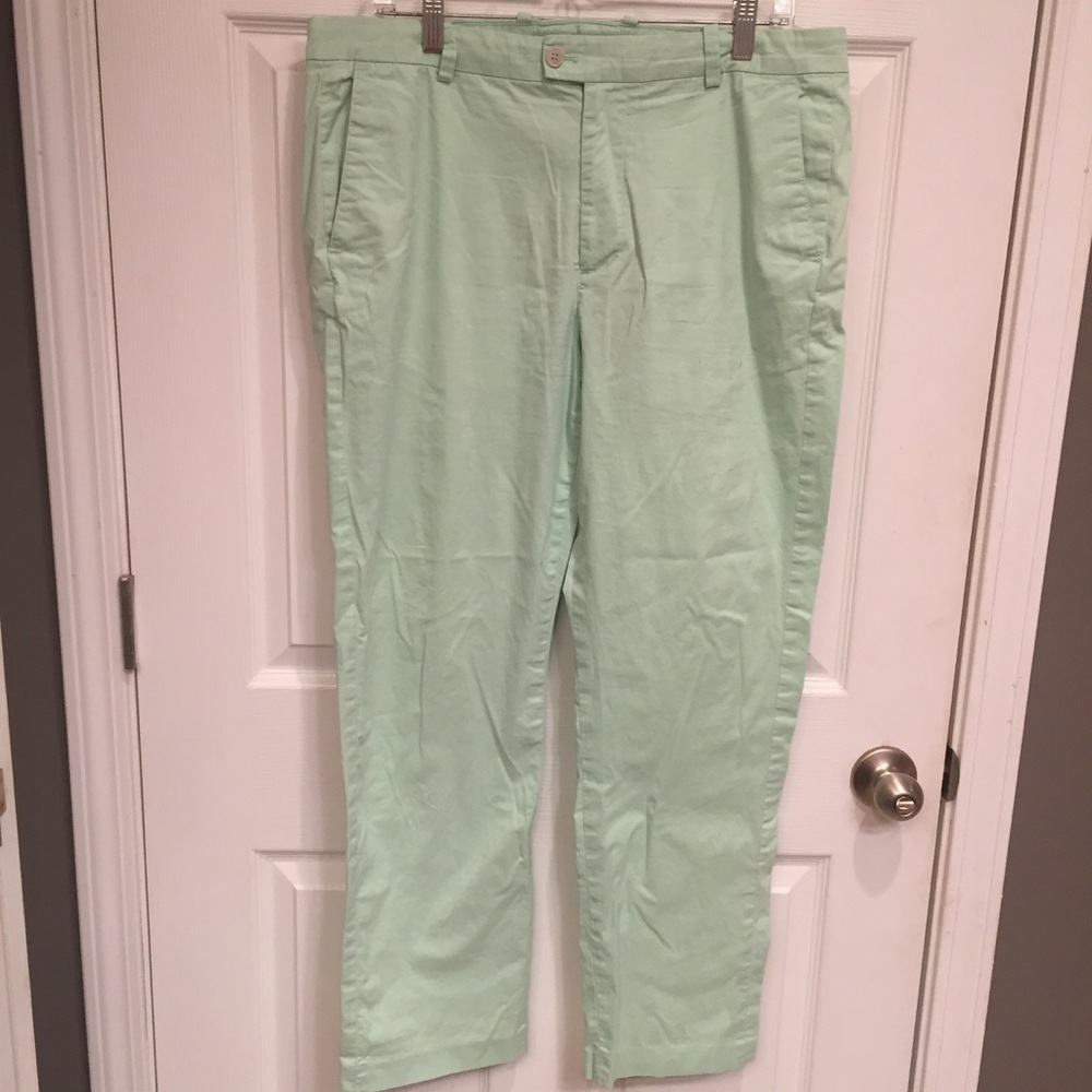 Men's Light Green Made Dress Pants