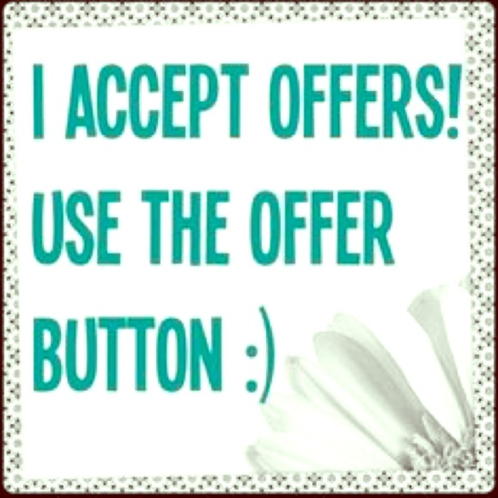 All offers are welcome! ❤️❤️