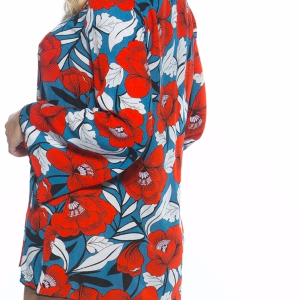 TOP TUNIC Floral Tunic top - Picture 3 of 3